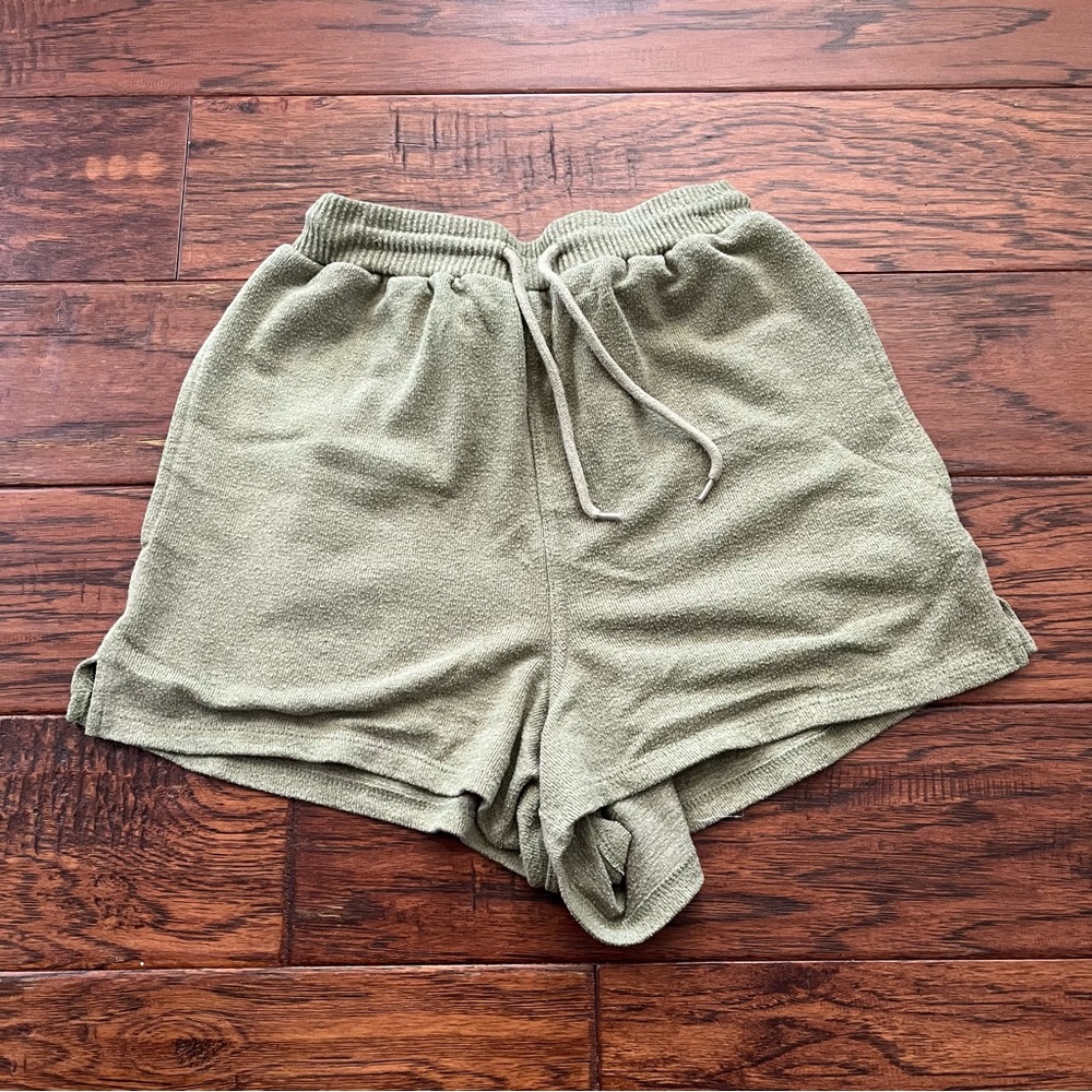 Olive Green Women's Shorts
